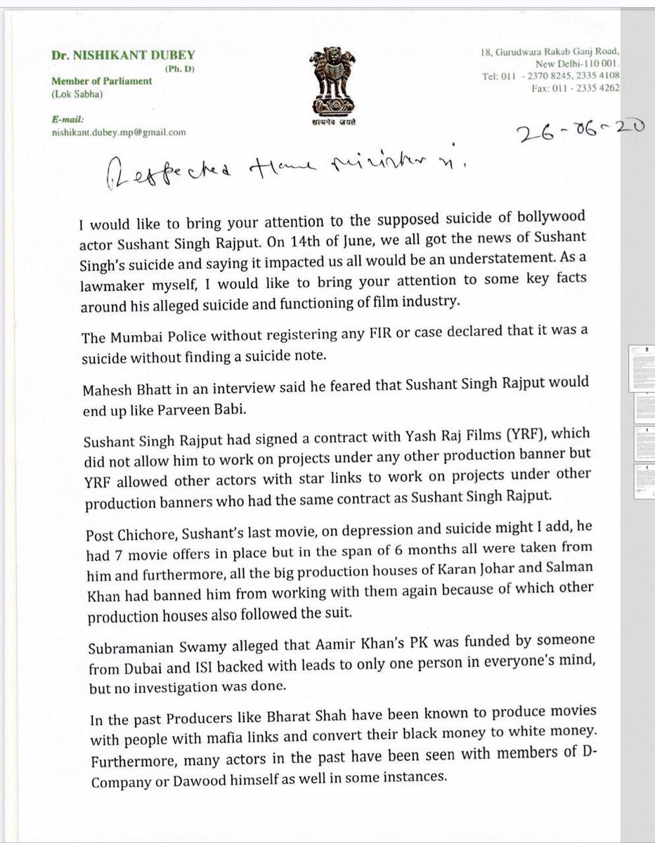 AbhilashaAnand4's tweet photo. @BackSushant Take this as sample letter & write a complaint letters to UNHRC, SC, PM, Governer of Maharsatra to do Independent Investigation By Special Investigation Team ( #SIT ) .
NARCO TESTS of Rhea,Mahesh,Sandeep #SSR Friends for Murder.
#SCOrderCBIForSSR
#SITForSSR
@Abh https://t.co/G0orlIrb3X