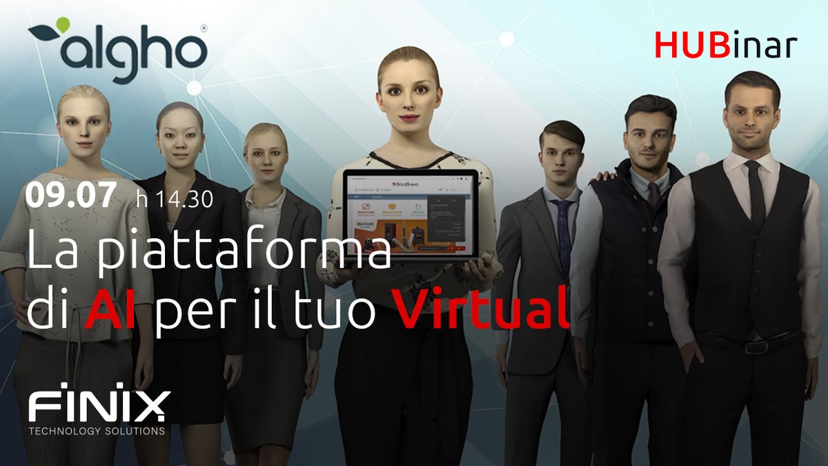 Ti aspettiamo oggi alle 14.30 per parlare di #AI, #virtualassistant e di come possono migliorare i tuoi processi aziendali. Non mancare!
Iscriviti ora → ow.ly/zYYL50Aqgz4
Scopri di più → ow.ly/bwGI50Aqgz5
#FINIX #digitaltransfromation