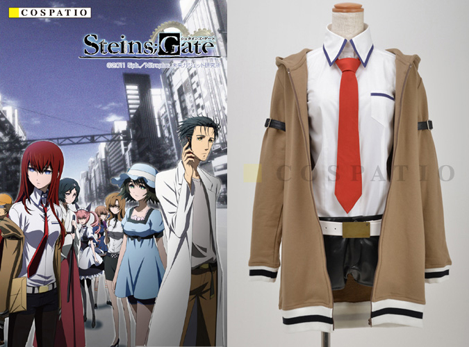 ◆中古品◆ COSPATIO コスパティオ STEINS;GATE シュタインズゲート 牧瀬紅莉栖 コスプレ パーカー ブラウン系 サイズXL V92055NM 牧瀬紅莉栖 コスチュームセット [STEINS;GATE] | 公式コスプレ衣装製作