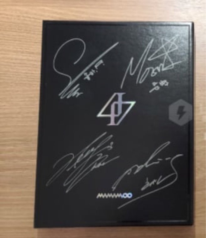 MAMAMOO ALL MEMBERS SIGNED ALBUM3,300 phpmop(gcash)dm to avail 