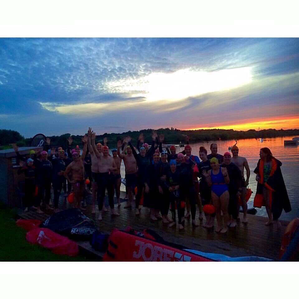 RicksSwim's tweet photo. #throwbackthursday Open water  swimming as darkness falls really is one of the best moments you could wish to experience in swimming .Great turn out at 10pm last night at @Cliff_Lakes Picture Taken Shortly before we got in.2016 #sharetheswimlove #outdoorswimming #bigrickswimteam https://t.co/oMQvlFQBY2