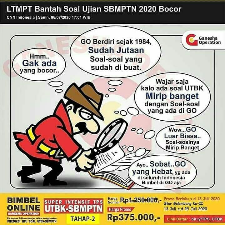 Soal Try Out Ganesha Operation Utbk 2020 - Guru Paud