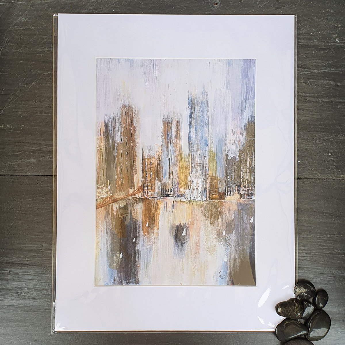IantheGalleria's tweet image. A print of our Abstract Cityscape in Acrylic, part of our sample pack from #CreativeForge
#AMZart #Abstract #abstractpainting #cityscape #reflections #River #Riverside #acrylicpainting #acrylic  #artwork #creative #thursdayvibes #earlybiz #artistsontwitter #supportartists