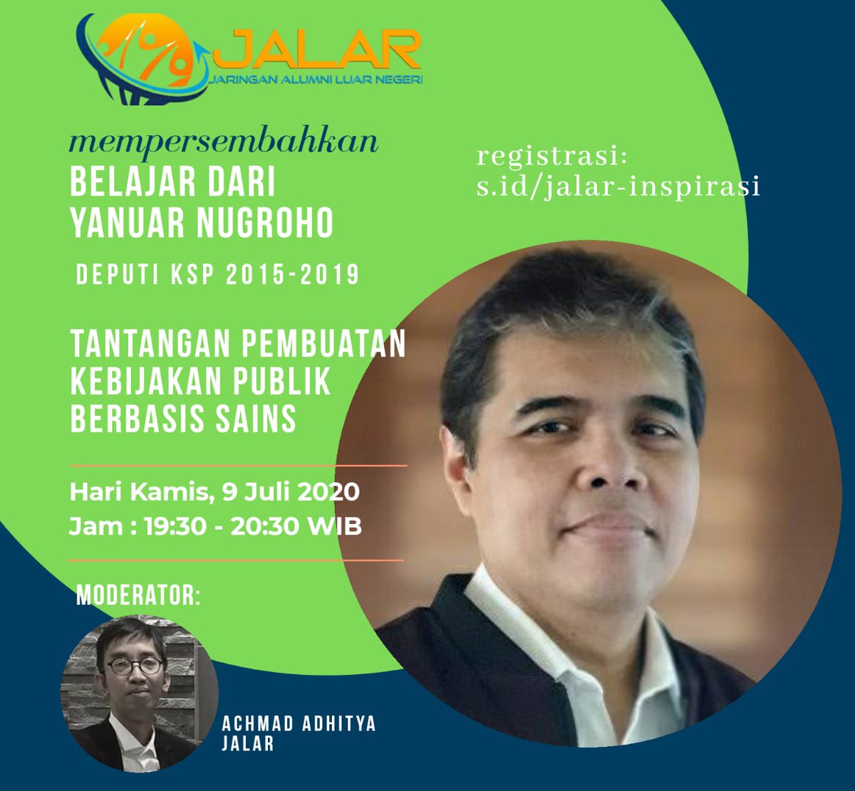yanuarnugroho's tweet photo. Jika ada waktu nanti malam jam 19.30-20.30, silakan bergabung mendiskusikan singkat tantangan pembuatan kebijakan publik berbasis sains. https://t.co/Ta3VDCBbY2