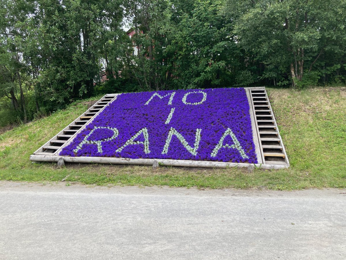 apurgo's tweet photo. I Mo i Rana vet de å gjøre stas på folk som kommer på besøk - blå «løper» ikke verst👍🏻😄 #roadtrip #teamapurgo #legionellakontroll #apurgoM3 #APURGOClean @arildsjotro https://t.co/OEaJbtOUf3