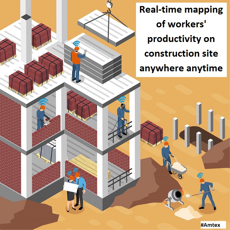 InventcareApp's tweet photo. Constant monitoring of workers ‘on remote site is a challenging task and providing them with timely medical assistance, in case of an accident becomes very important. We at #Amtex provide real-time feeds of workers location on the construction site to supervisor’s dashboard https://t.co/yVDZizJ1Rz