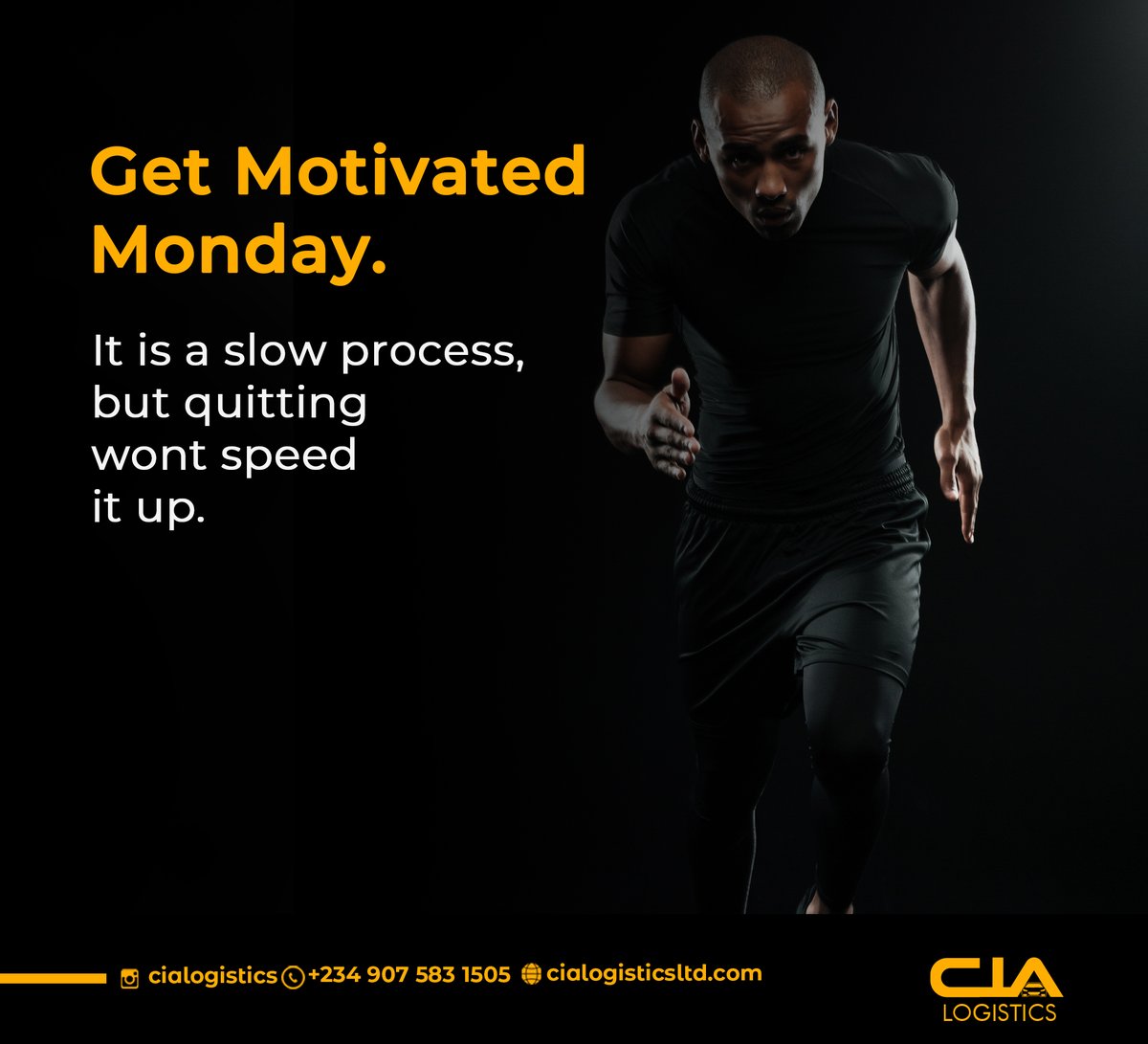 cialogistics's tweet photo. Slow and steady. https://t.co/NdLscMthdI