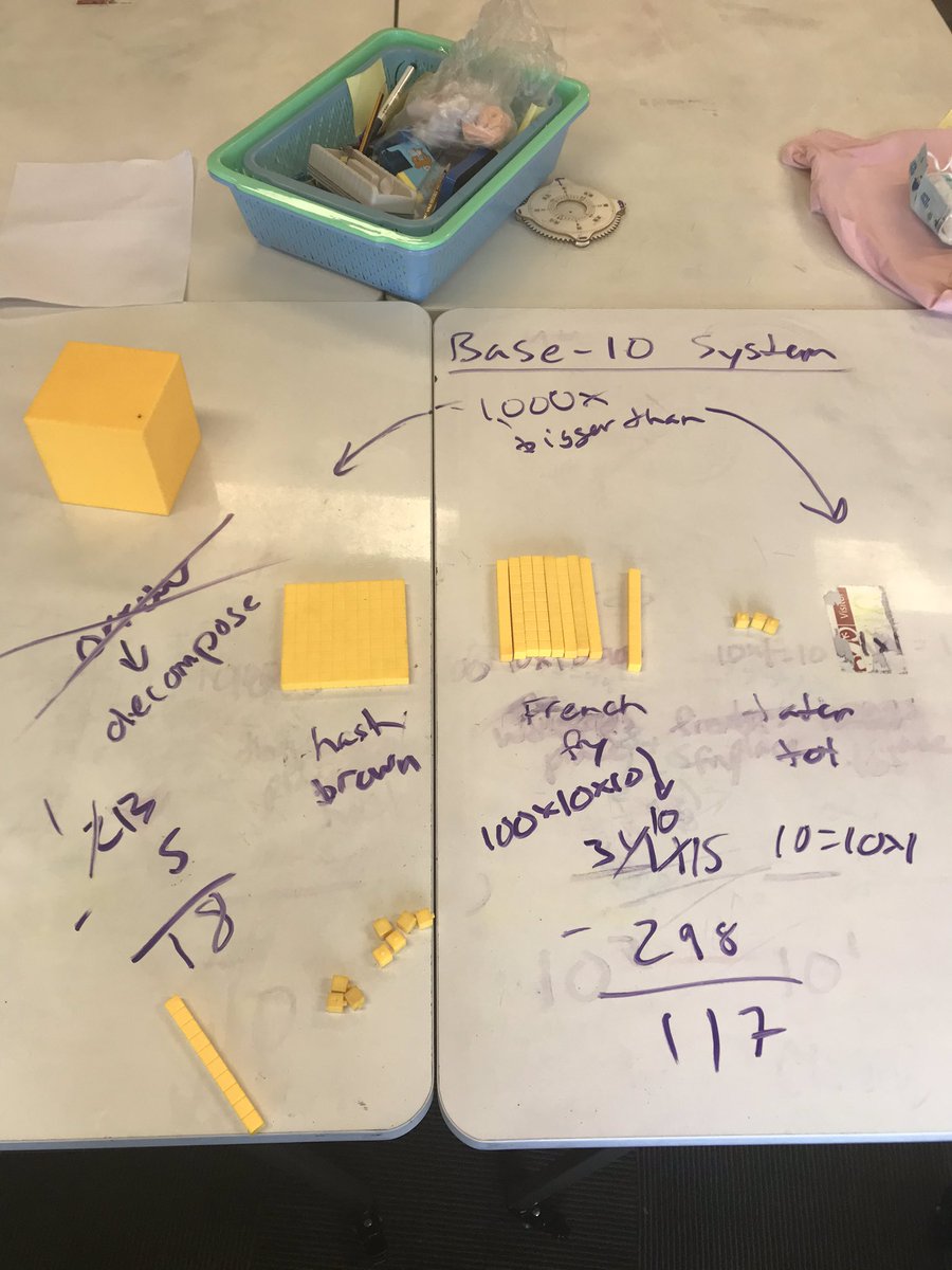 teachbk27's tweet photo. Started class with nearly all Ss achieving 100% on their fact fluency timed tests, then moved into some #conceptualmath understandings of the #base10 number system and what it means to decompose numbers. Such a fun, curious, and enthusiastic group of learners! #SISrocks #ISSedu https://t.co/ijzBGAIVWn