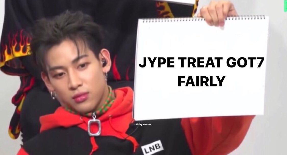 GOT7G4's tweet photo. DAY 4 🚛  คิดยังไงกับทีม2 ?

#JYPE_TreatGOT7Fairly
#제왑_갓세븐에게잘해
@GOT7Official #GOT7 https://t.co/IuHPkT5QZk