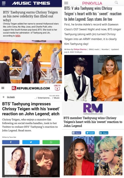 BTSV_UNION's tweet photo. 200709 #TaehyungNaver

While many idols call #BTSV their role model, V has often referred to John Legend as his. John Legend and Chrissy Teigan both recently liked a video of an fast-running V shouting "John Legend! John Legend!" at the 2014 MAMA.

👍✅➡️: https://t.co/oder4c4kLN https://t.co/vh9f4C0SNf