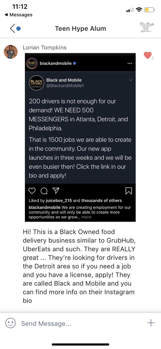 Black owned delivery app needs drivers!!