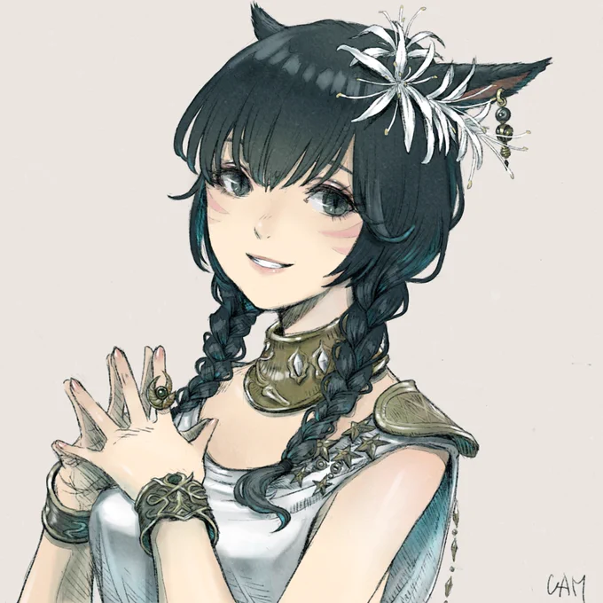 #FF14 #FF14イラスト #ミコッテ 