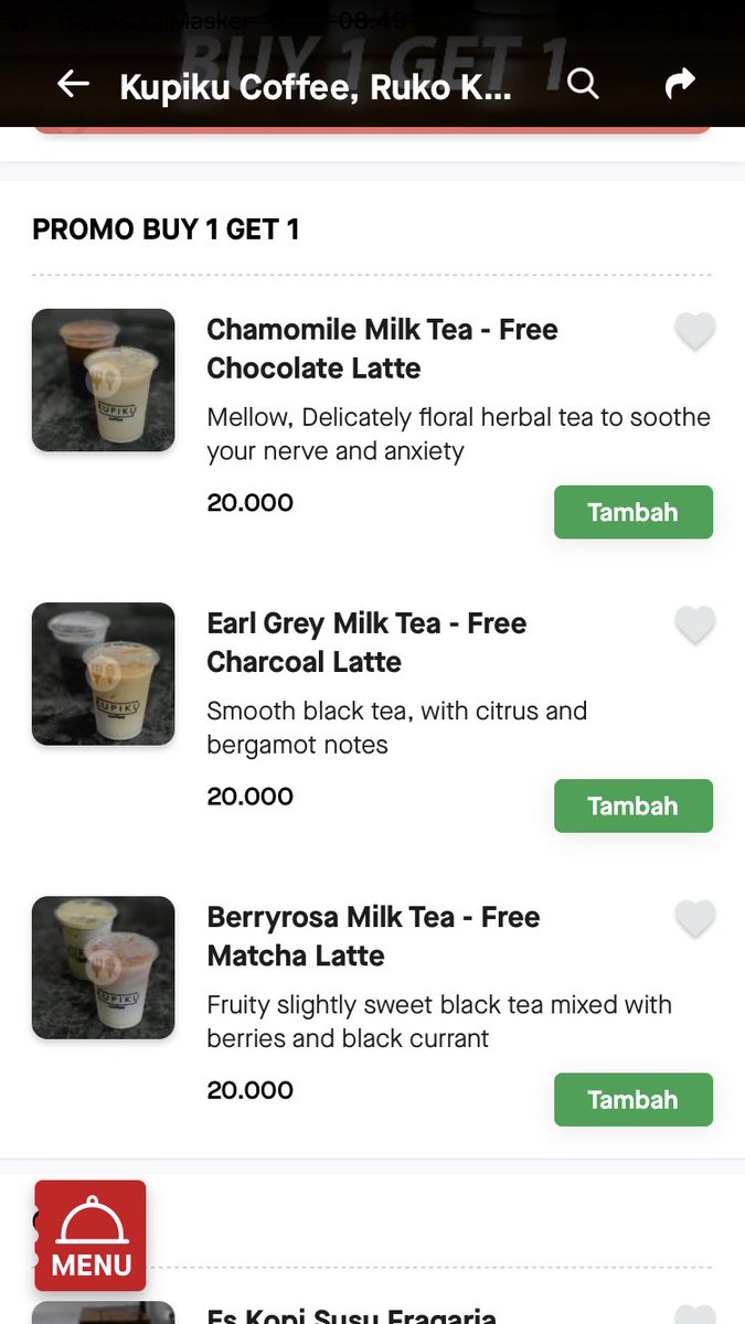 javafoodie_'s tweet photo. #infopromo

Milk Tea-nya @kupikucoffee lg promo Buy 1 Get 1, dua minuman 20rb aja 😤😤!

Mari diserbu https://t.co/8eduXXXmFl