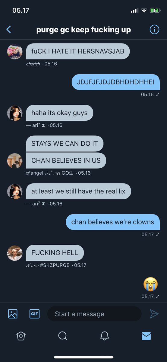 We’re clowns 