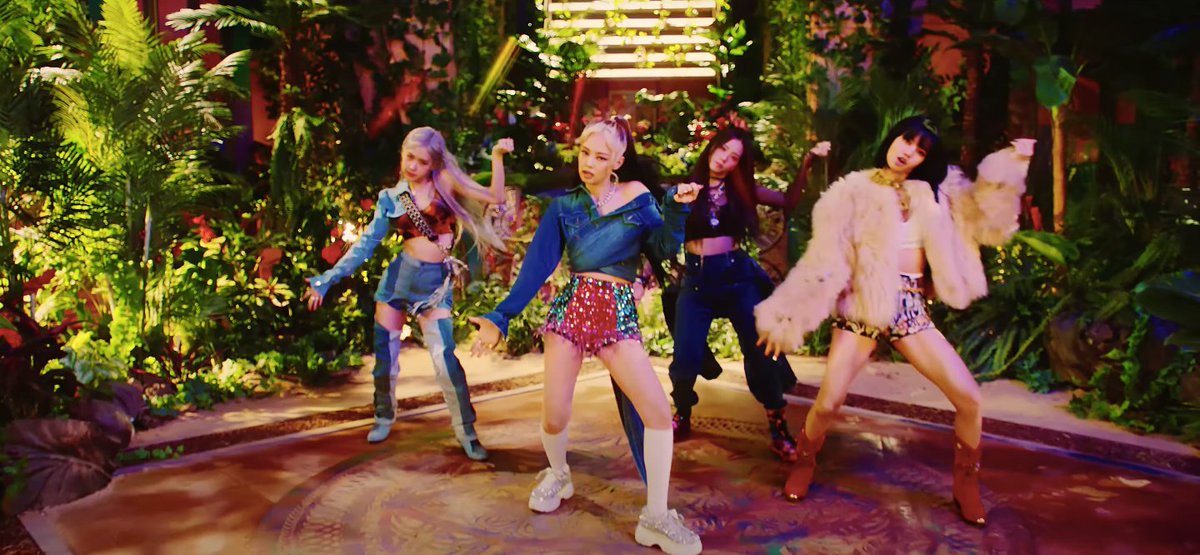 in chorus 1, they give off a wild, strong and fierce vibe like some lioness queens of the jungle. while in chorus 2, they give the "we're cool" vibe (in jisoo's voice: so cool )both scenes perfectly match the lyrics and choreo* to diss THAT PERSON of what they've become now
