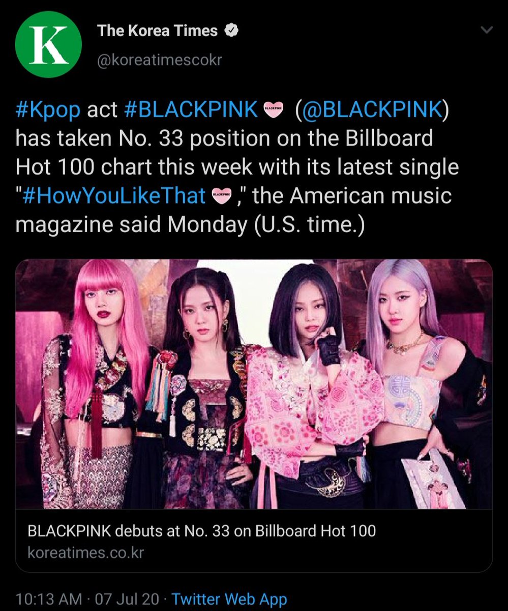 now hylt is released. the battle has begun. the records are already speaking. THAT PERSON will always be present in every anti capitalizing on every opportunity to drag the girls. but they can't stop them now.  @blackpink will just keep on winning. victory!(list is getting longer)