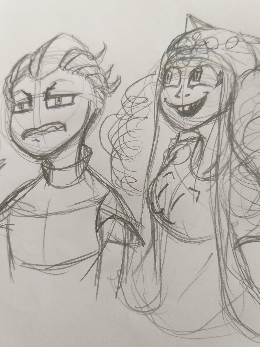 doida_dos_ets's tweet photo. Just a lil doodle cause this week my college is a chaos of deadlines ;^;
Well, since I made Chammy came back at my fic, I just can think now in her annoying Dib and Zim the whole class period :v specially lunch.
#InvaderZim #Iz #doodle #Florpus #Chammy #Zim #Issue50 https://t.co/ObSpJN1X4W