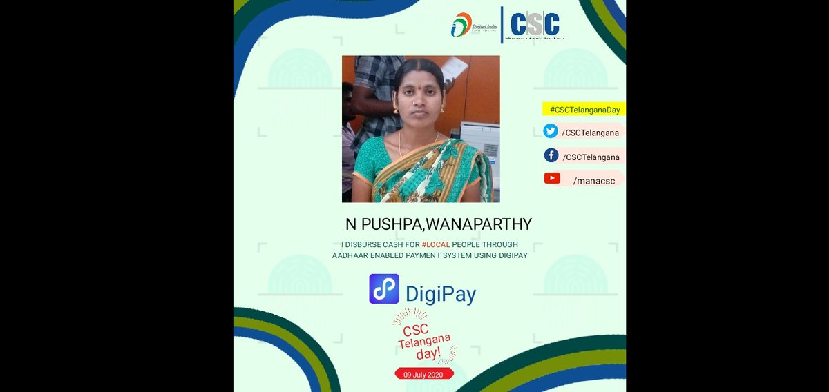 NPUSHPA8's tweet photo. @CscTelangana
#CSCTelanganaDay 
~ DODAGUNTAPALLY https://t.co/MXetVzLJEn