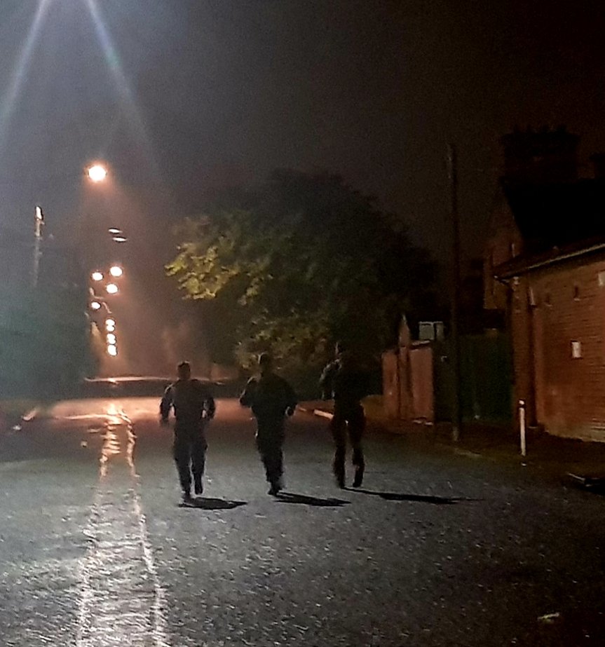 In the depths of the night comaraderie is born! 

@OC1MIC personnel continue their charity challenge @PietaHouse #infantry #defenceforces #moralcourage #physicalcourage #selflessness