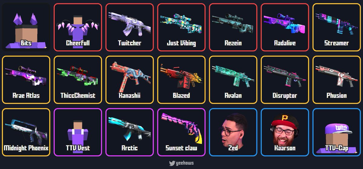 Yeehow New Items Added In Krunker V2 6 1 New Twitch Drops Weapon Skins