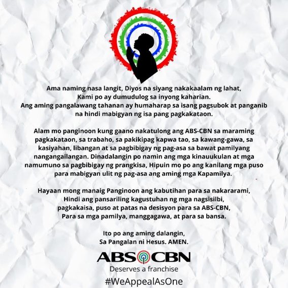 beejoyceful's tweet photo. Take control oh Lord God🙏

#LumalabanNgDasal
#VoteYesToABSCBNFranchise 
#ForeverKapamilya https://t.co/CdH2HUxQ7E