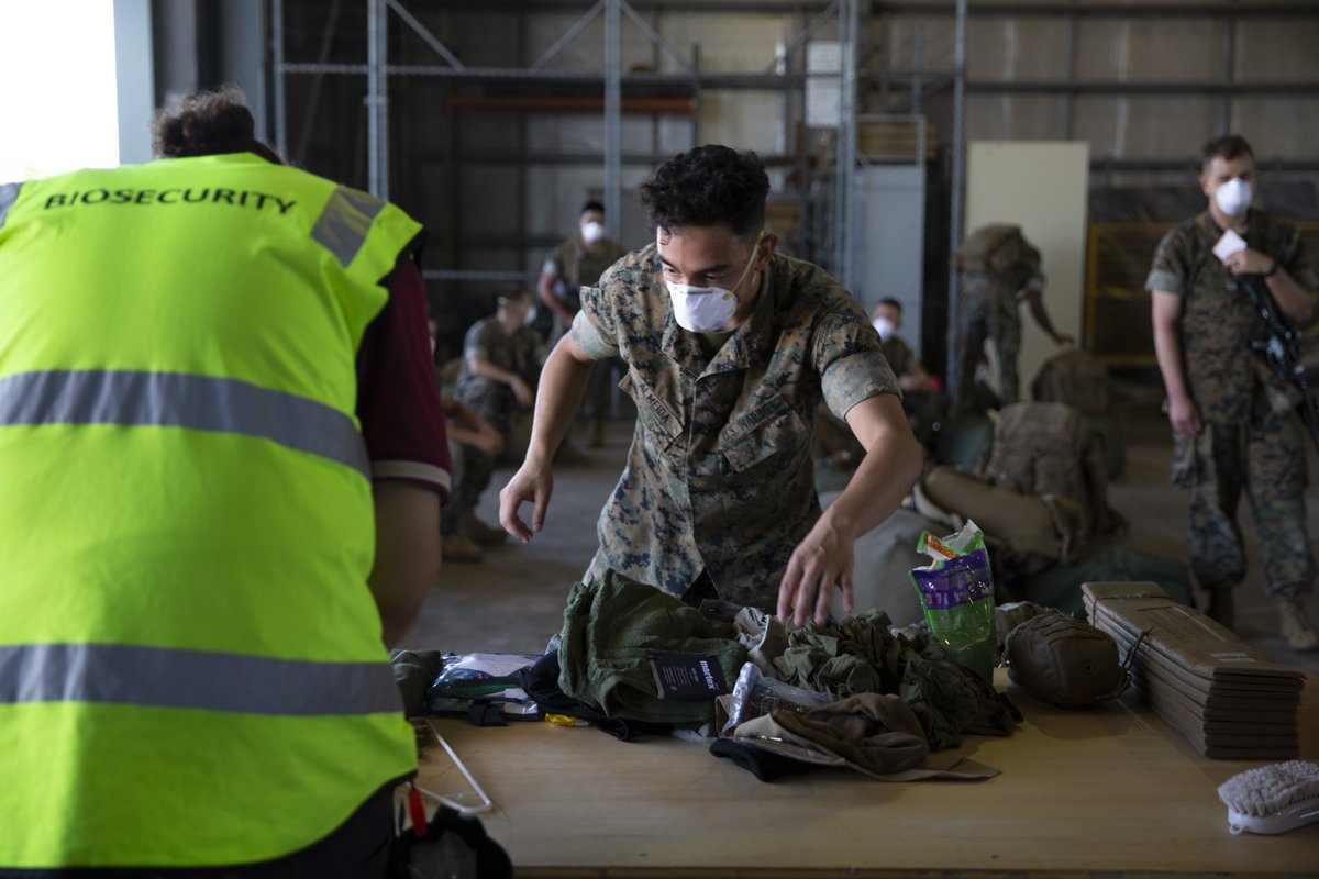 MRFDarwin's tweet image. The #Outback and #TopEnd ecosystem is extremely important to #Marines. It's why we ensure we meticulously follow all biosecurity and agricultural inspection requirements. #USwithAUS