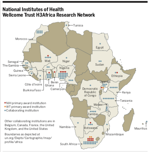 BIPOCinCompGen's tweet photo. Today we highlight a #classicpaper! In 2014 @H3Africa described how its collaborative research network empowers health-related
genomics research led by African scientists for the benefit of African communities #capacitybuilding #AfricanScience https://t.co/1pwpyBtxE2 https://t.co/GG8Kw3PJeZ