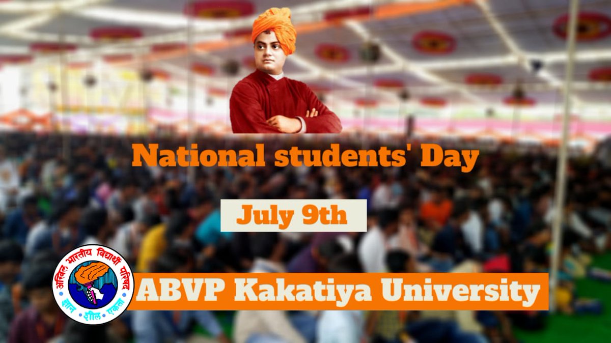 SMReddy4444's tweet photo. Student power Nation power 🔥😍
#Happynationalstudentsday 
@ABVPkakatiya 
@ABVPVoice https://t.co/1YYIBkxbHJ