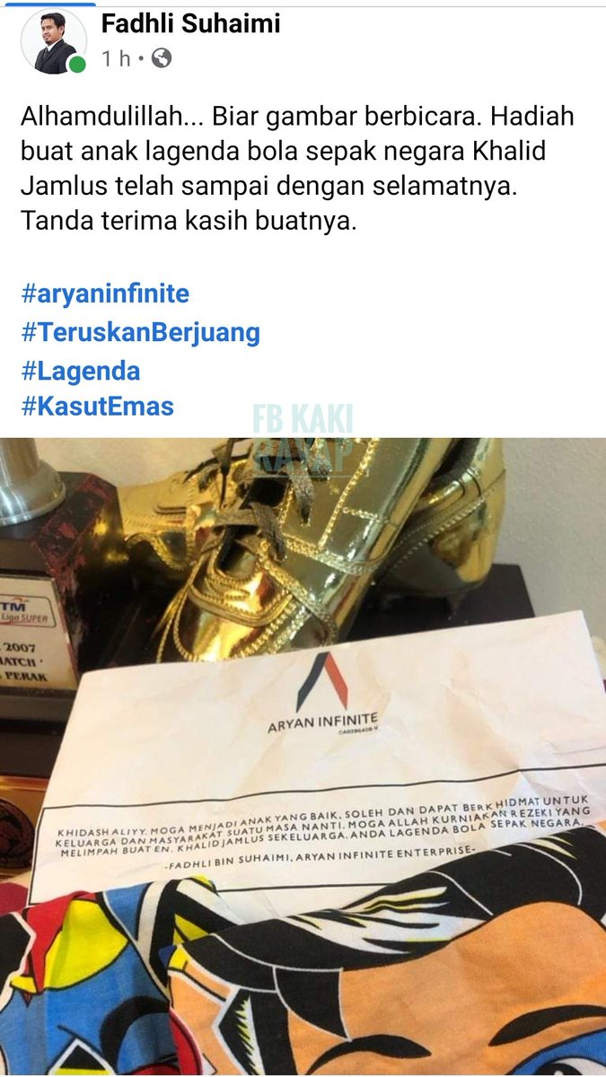 Ada netizen yg simpati dengan pemain bola sepak #KhalidJamlus #aryaninfinite #harianmetro #Astros #bernamatv https://t.co/frL12vCEyn