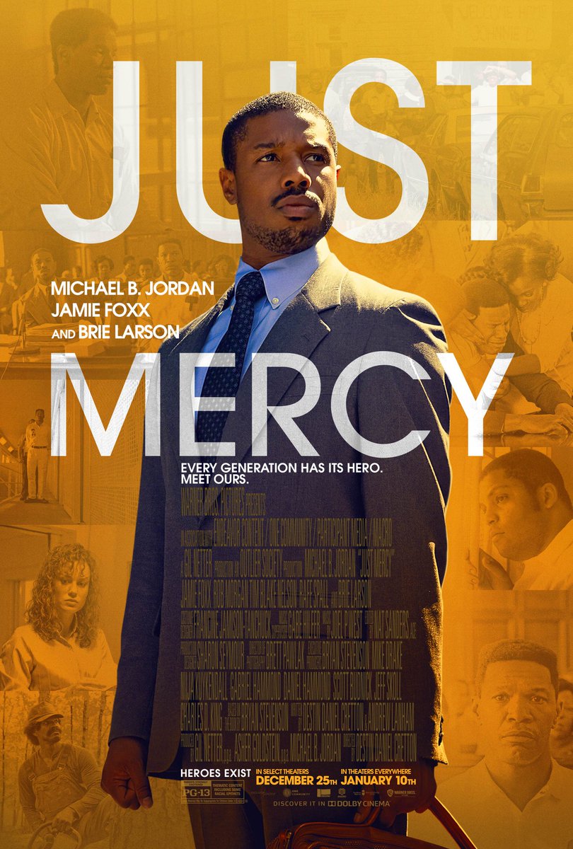 159. JUST MERCY (2019) -- Lagi-lagi isu rasial di Ameriki. Emosi banget lihat kelakuan otoritas seperti polisi & white supremacy yang menuduh seorang kulit hitam atas seorang kulit putih. Angkat topi buat perjuangan pengacara mulia seperti Bryan Said Stevenson.  #BlackLivesMatter  