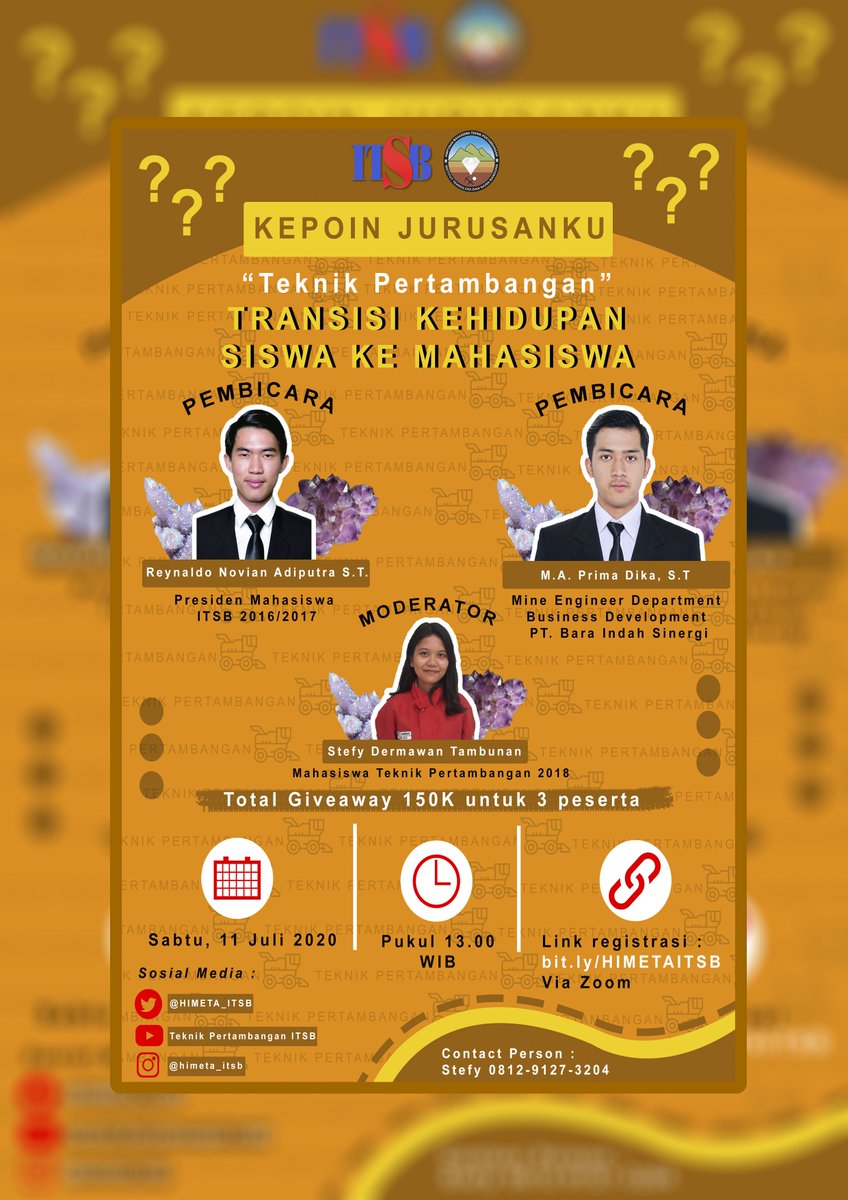 Teknik Pertambangan ITSB tweet media