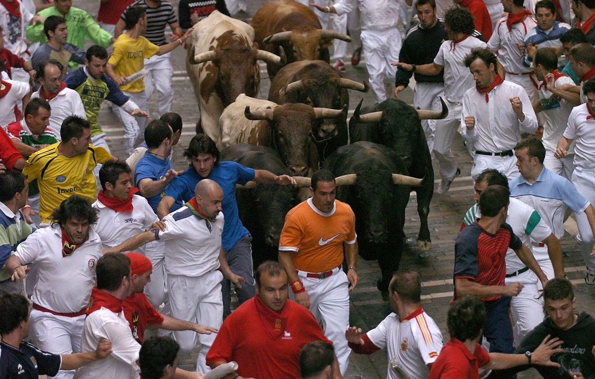 #sanfermin #estafeta #toros #fiestas #recuerdos