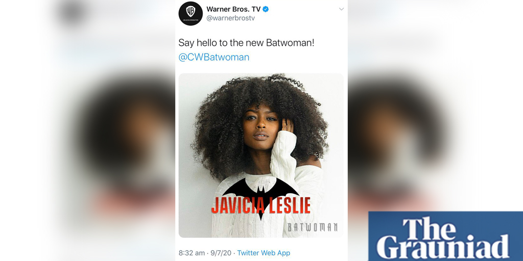 TV | Javicia Leslie's African American ancestry and bisexual identity guarantees that Batwoman will be the best TV show ever made when production starts