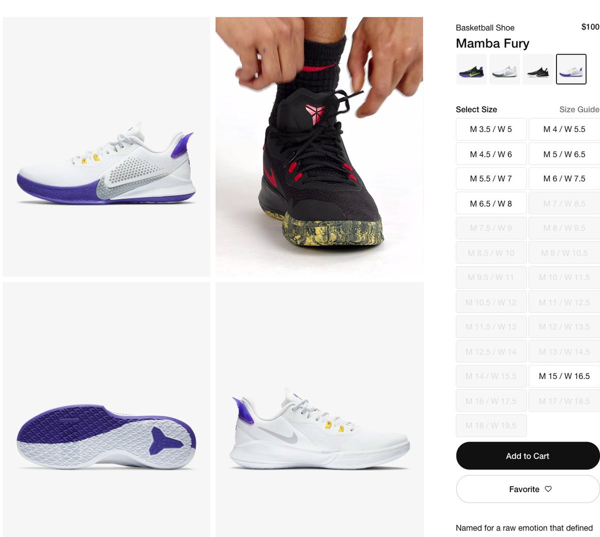 kobe mamba fury lakers