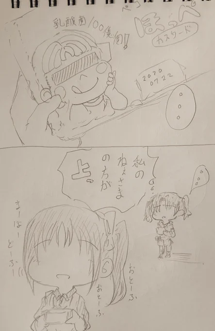 不○家に対抗心を抱く妹。 