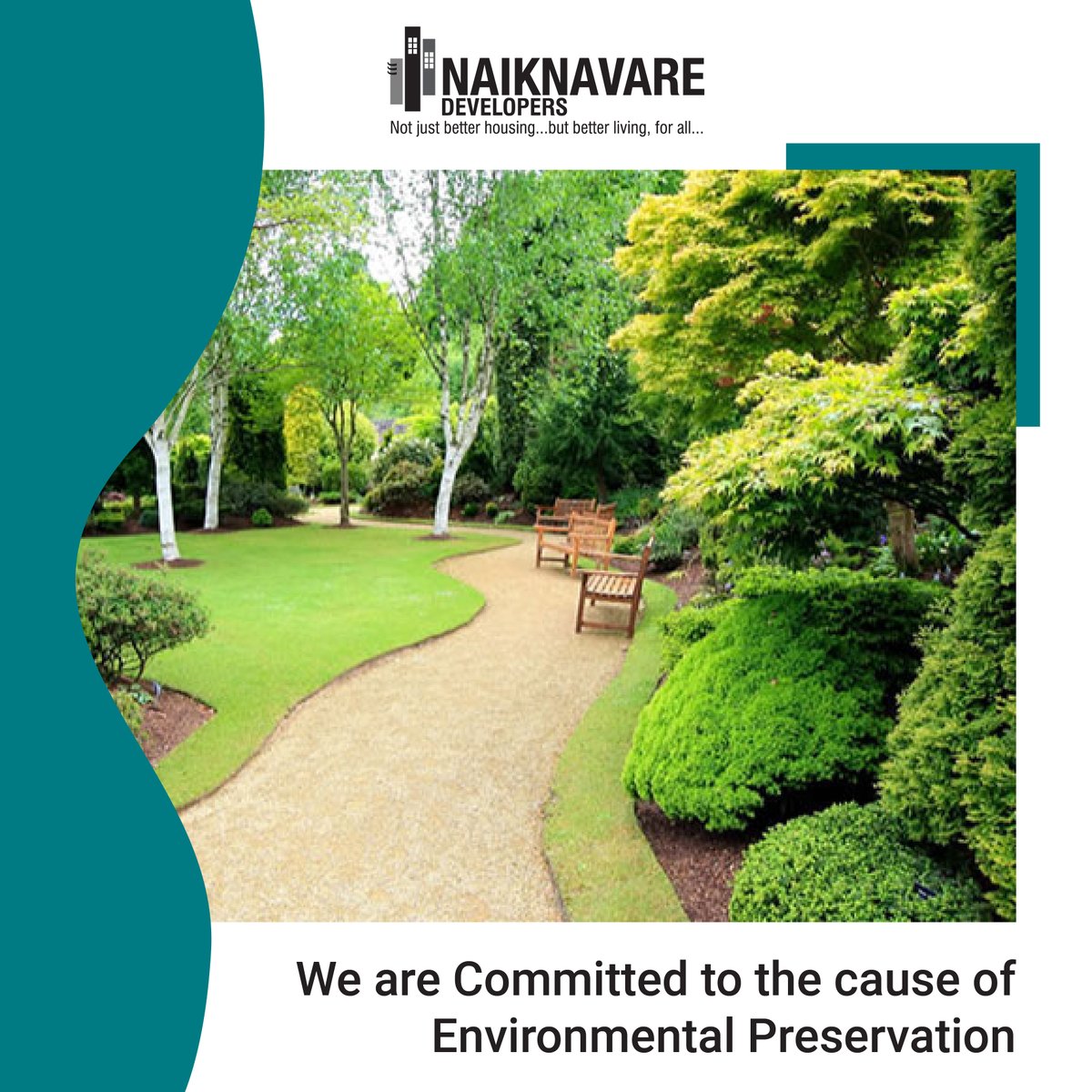 Naiknavare Developers have always been passionate about the Preservation & Beautification of the Environment. It is a cause we strive for.

#NaiknavareDevelopers #Hirwaeetrust #EnvironmentPreservation #GreenPune #GoGreen #Pune