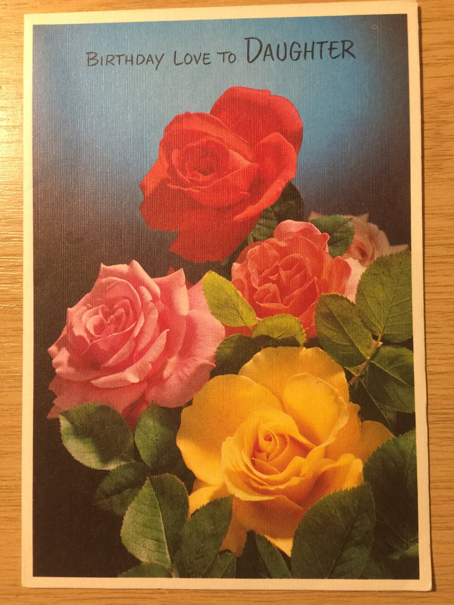 WatsonsVintage's tweet photo. Β£3.50 and only ONE available in my #etsyshop: RARE Vintage/Retro Circa 1950s 'Birthday Love To Daughter' Birthday Card - Stunning Rose Photograph Design - Four-Fold Card - #SweetVerse https://t.co/v1sTgEhSUY #Rare #OriginalVintage #1950s #BeautifulCard #DaughterBirthdayCard https://t.co/pUkt1m1N3f