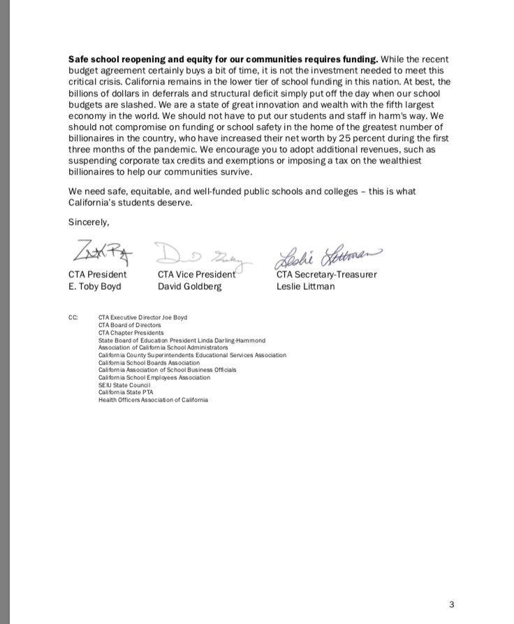SoCtyTeachers's tweet photo. @WeAreCTA question to @GavinNewsom: How can we physically reopen schools with lower thresholds of safety than we currently have for restaurants or hair salons? #SafeReopen #WeAreCTA
🍎😷💪🦠🍎 https://t.co/65va06wWB5