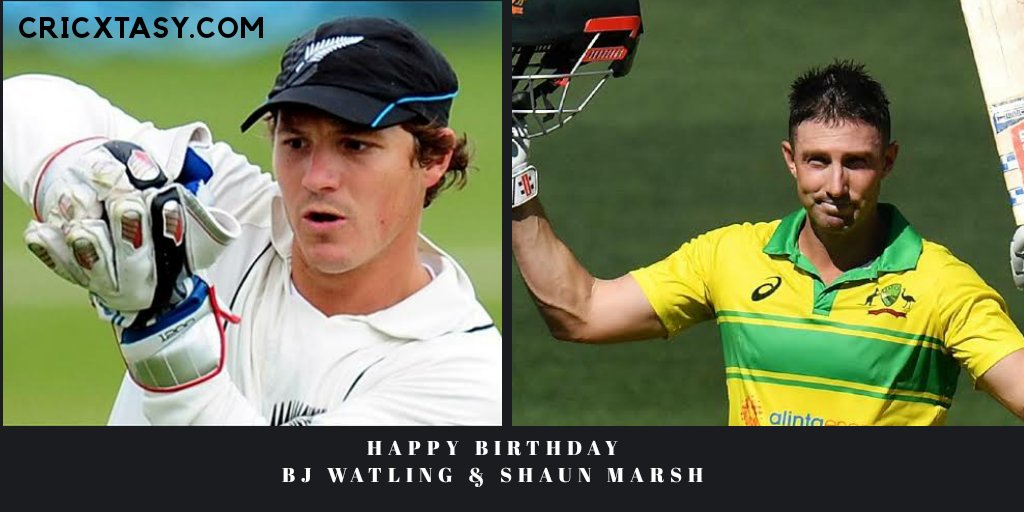 Happy Birthday, BJ Watling and Shaun Marsh   