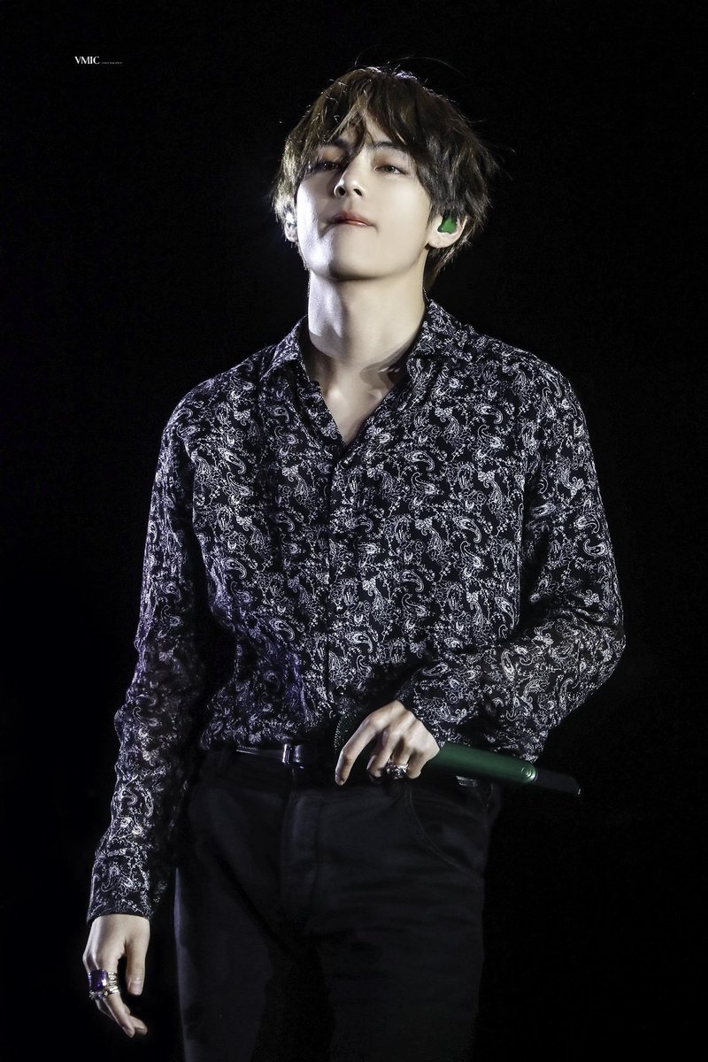 breathtaking photos of 190616 taehyung in this one iconic outfit : a thread