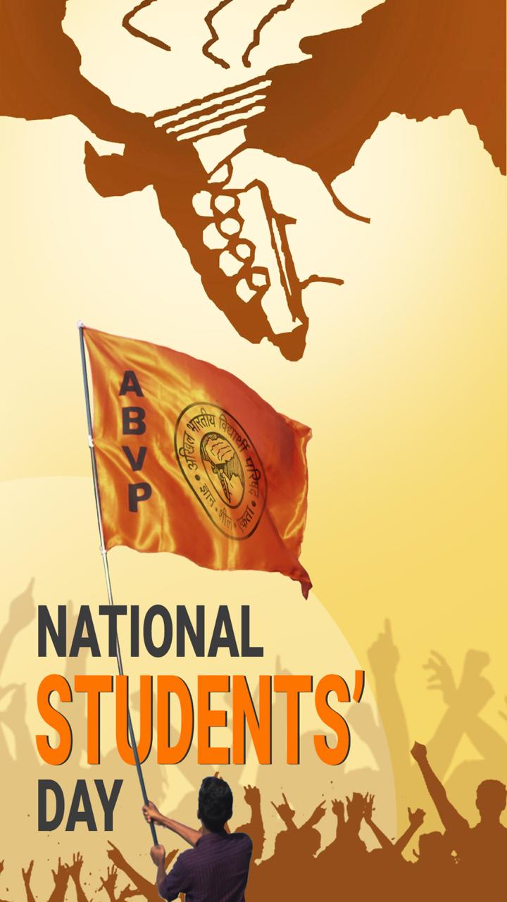 توییتر \ Harshvardhan Singh در توییتر: «Creative activities and movements  of ABVP have made a new paradigm in student's movements and raising social  awareness, National integration and rebuilding of Nation.  #NationalStudentsDay #abvpfoundationday #