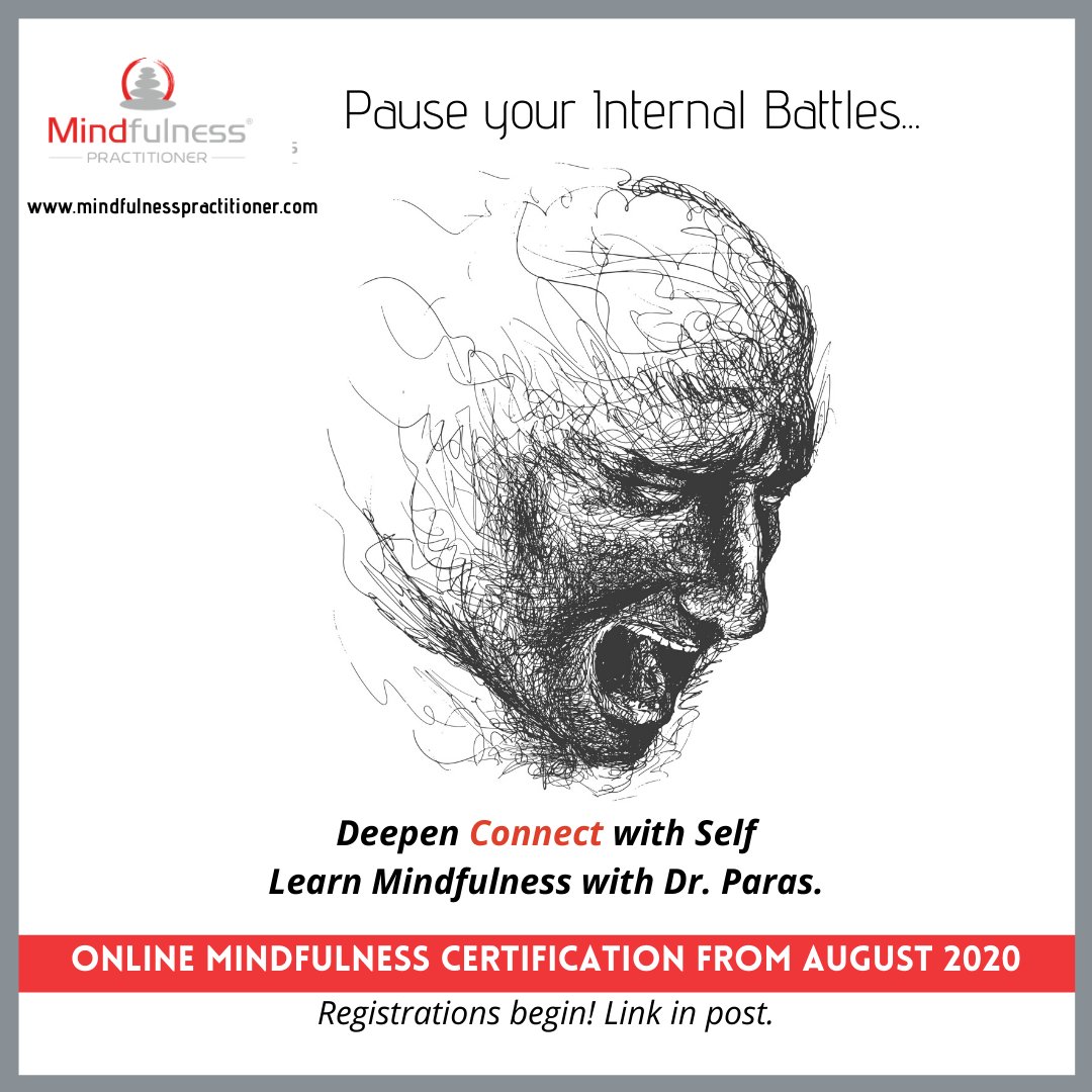drparas_matrrix's tweet photo. Pause the internal battle, learn mindfulness with me
Register: https://t.co/Wb8faz2u2k
#August2020
#MindfulnessPractitioner #MindfulnessProgram #MindfulnessCoach #MindfulnessTips #MindfulnessCertification #MindfulnessLearning #ThursdayMotivation https://t.co/Rtrc4Cr5ei