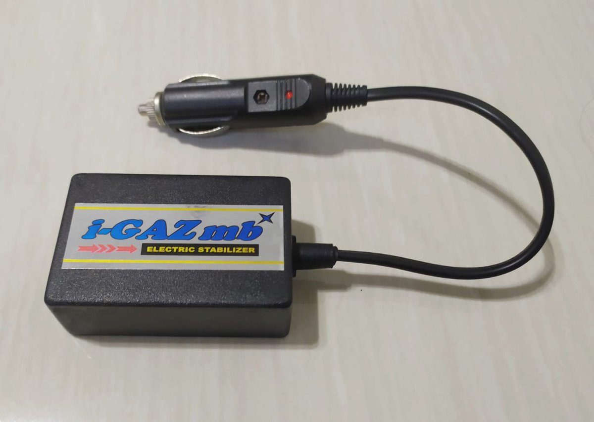 I-GAZ MB

Electric stabilizer, tinggal colok lighter mobil

Fungsi utama alat ini adalah menstabilkan kelistrikan mobil, sehingga :
 - pengapaian maksimal
- mesin jadi halus
- tenaga/akselerasi mesin meningkat 
-accu, ecu, lebih awet
- lebih hemat BBM

Garansi 1 tahun