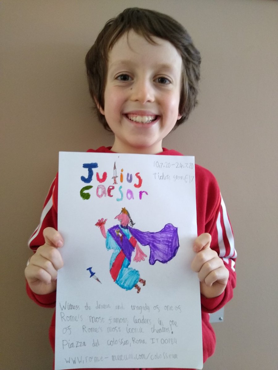 StAlbans_Sch's tweet image. L has designed a persuasive poster for an event at the Colosseum, excellent work! #MissD