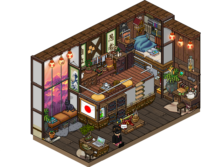 FabianHolos's tweet photo. - Small japanese room. 
- No custom furnis.
- Inspired by: @freesiashbo &amp; @raymondhbo https://t.co/6uhKeET5DP
