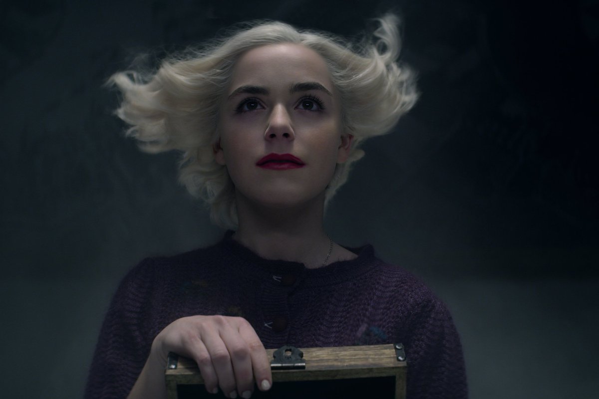 hawkinssquawk's tweet photo. Non riesco a crederci che questa sarà l'ultima stagione, una delle mie serie tv preferite💔 #ChillingAdventuresofSabrina https://t.co/YXNC4bkh4M