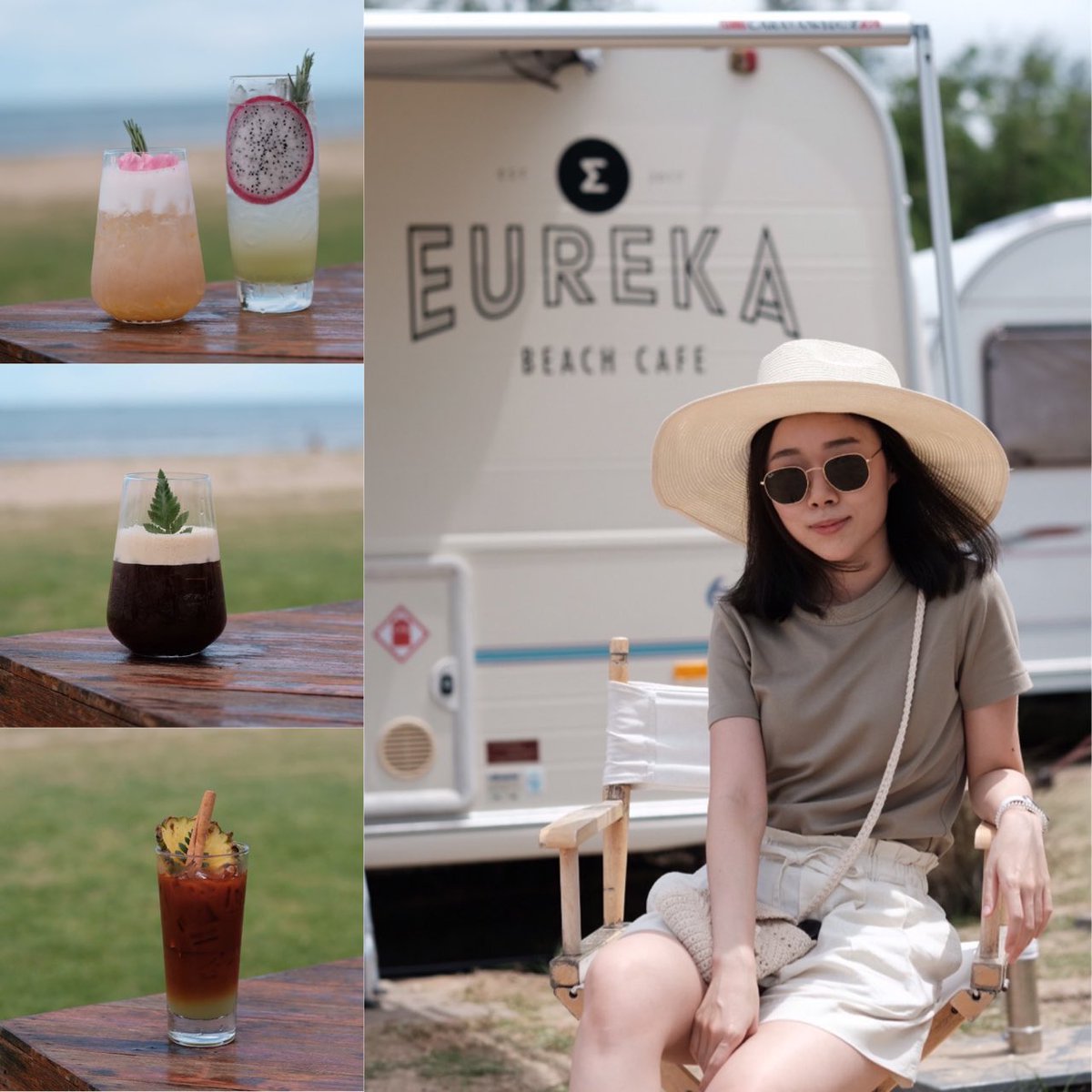 godoeat's tweet photo. #คาเฟ่หัวหิน สุดชิคที่ต้องไป 🌤🍃⁣
📌  Eureka Beach Cafe 
เป็นคาเฟ่ที่ชิคมาก เกร๋ๆมุมถ่ายรูปเยอะมากก⁣
แต่ได้รูปมากรุบกริบเพราะคนเยอะมากจ้ะ😅⁣
ถ้ามาแนะนำให้มาตอนเช้าเลย คนน่าจะไม่เยอะ⁣
#คาเฟ่หัวหิน #รีวิวหัวหิน #หัวหิน https://t.co/mX0Lt3QQBJ