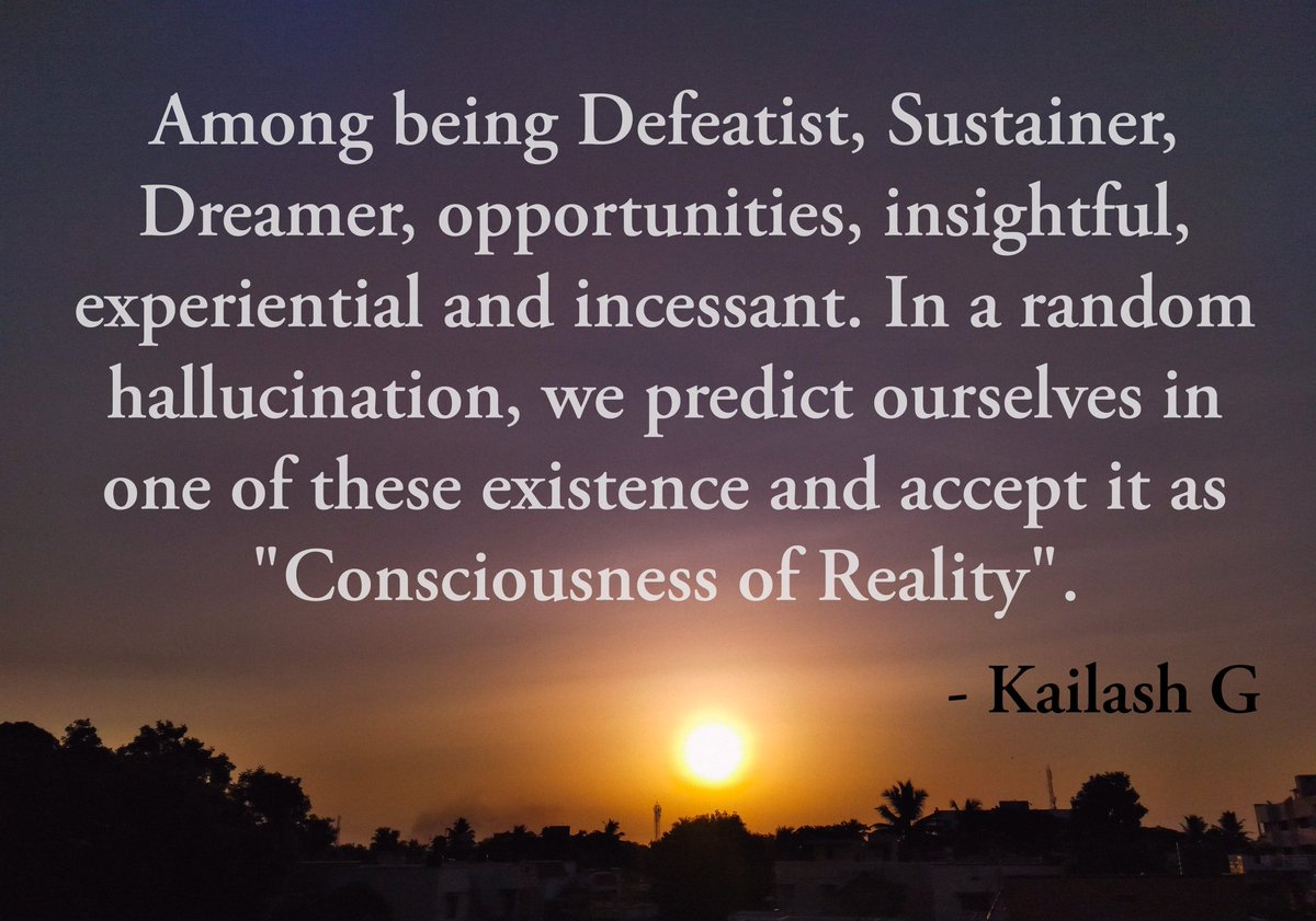 GanpathKailash's tweet photo. #conciousness always question me about it evidence, being hallucinate everytime.
@AlbertEinstein @newton @neiltyson https://t.co/sKLT16dOVV