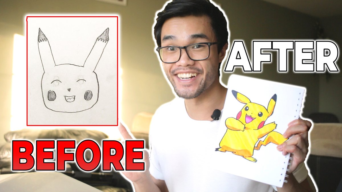 AlvanLe's tweet photo. Week 3 of Learning How to Draw! This week I redeem myself by learning how to draw Pikachu😆 #smallyoutuber #Learning

https://t.co/jP19pqWTkd https://t.co/kGrLZ83p6i