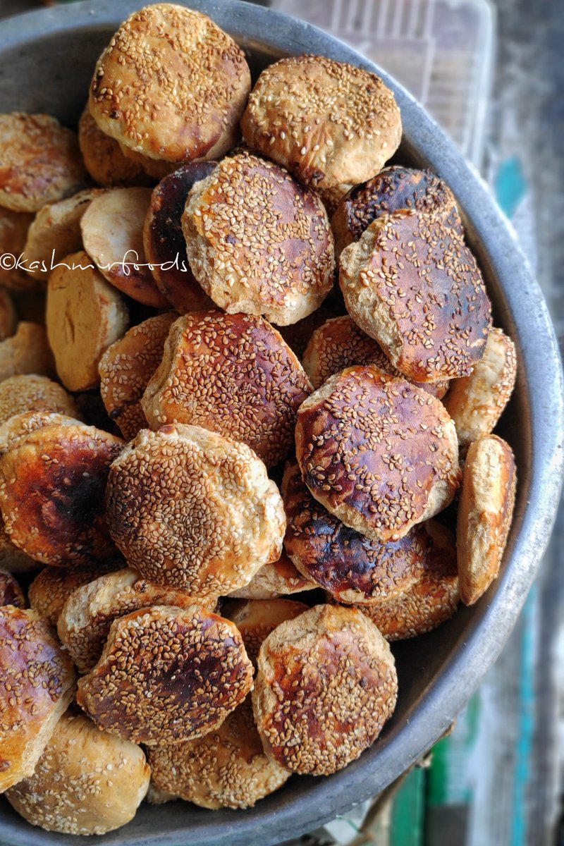 Kashmiirfoods's tweet photo. Krippe is usually served with kehwa. It is a dry, crumbly bread with a long shelf life.
Follow us @Kashmiirfoods
#kashmir #kashmirfoods #breadsoftheworld #breadsofinstagram #breadsofkashmir #krippe #kehwa https://t.co/2fqStNUFtk